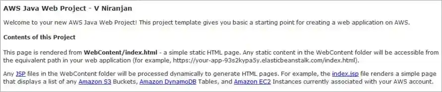 application is deployed successfully