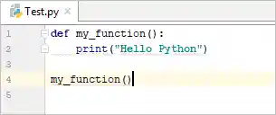 Python - calling function