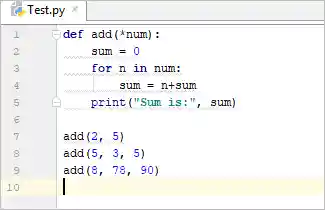 Python - variable length arguments Example 1