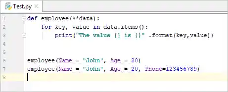 Python- variable length arguments Example 2