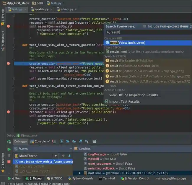 PyCharm screenshots1
