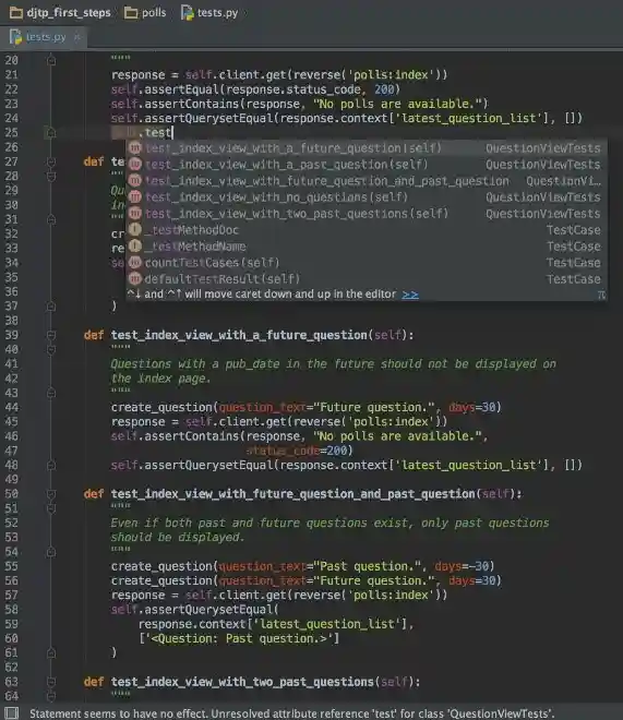 PyCharm screenshots2