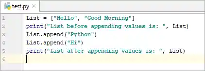 append() in python