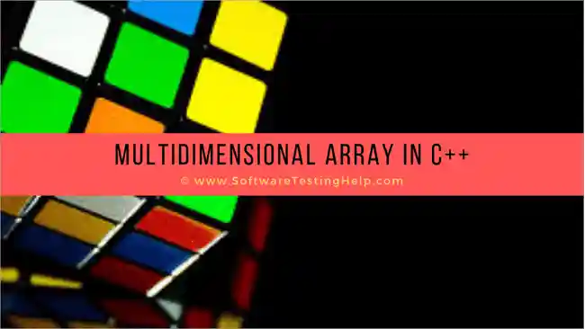 Multidimensional Array in c++