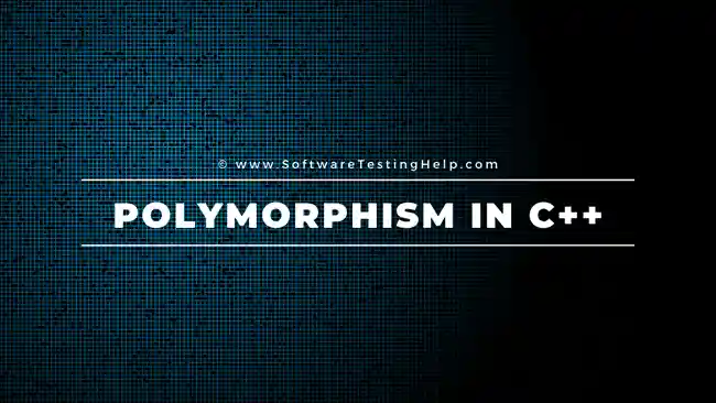 Polymorphism in C++