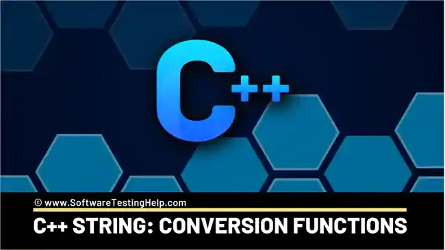 C++ string conversion functions