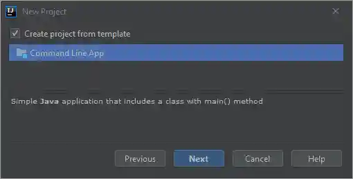 Create project from template