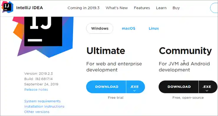 IntelliJ IDEA download