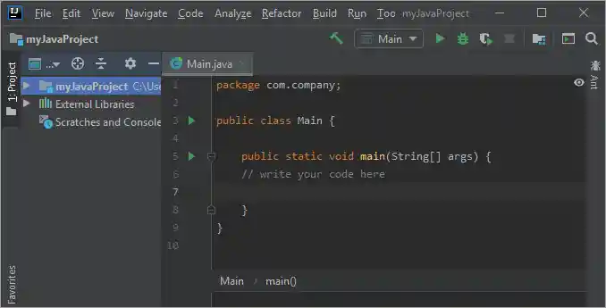IntelliJ IDEA workspace