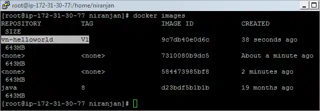 Docker images