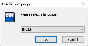 Installer language