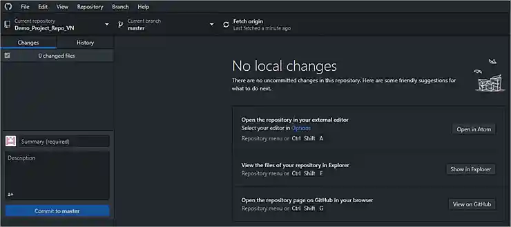Launch GitHub Desktop