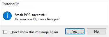 Stash Pop successful