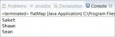 flatMap Stream operation