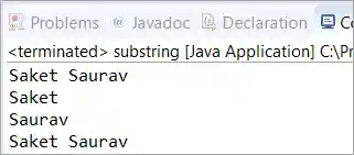divide a String into substrings