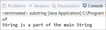 How to find if a String is a substring of another in Java?