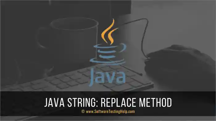 Java String - replace method