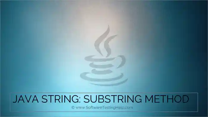 Java String - substring method