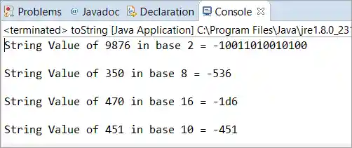 Scenario 2 - toString method