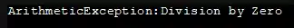 Arithmetic Exception