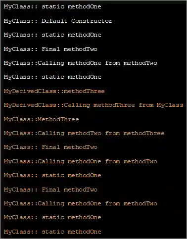 Output - Java Keyword