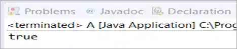 output - Java instanceof