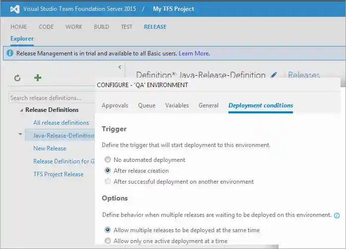 104deployment condition