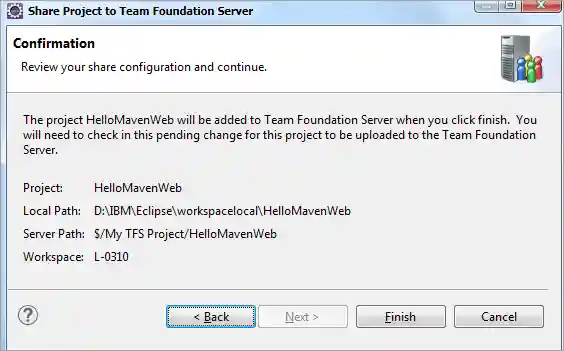 29 share the project to tfs