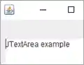 JTextArea in Java