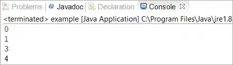 Skipping the value in a loop