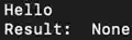 print statement in python