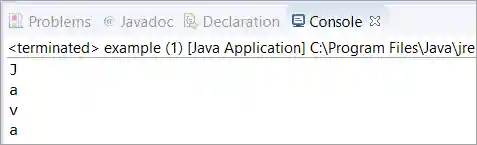 Convert string to char