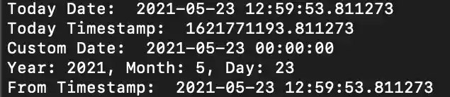 Manipulate date with datetime.datetime