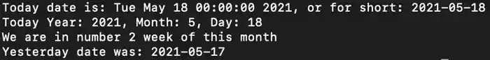 Manipulate date with datetime.date