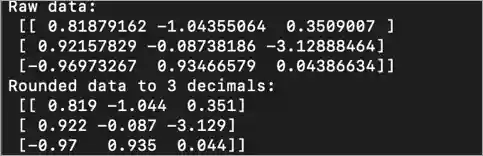 Rounding Numpy Arrays