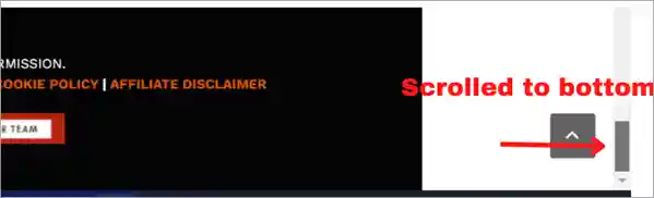 Scrolled down - javascriptexecutor in selenium