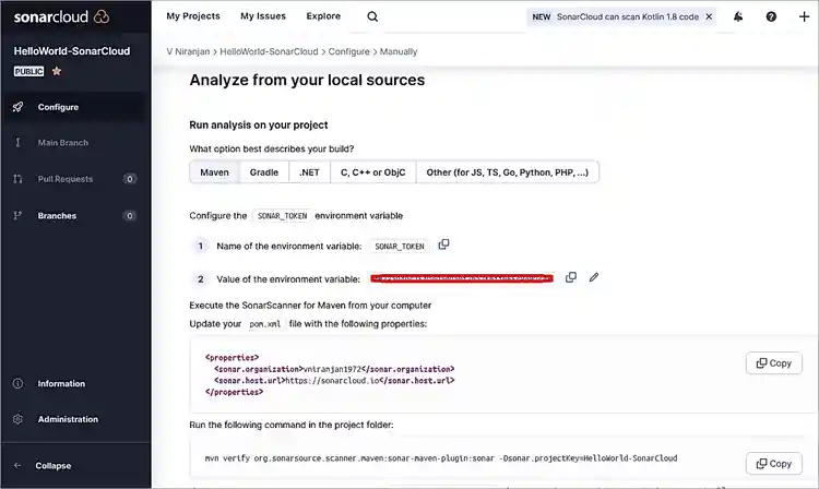 Analyse from Local Sources
