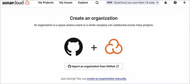 Import another organization