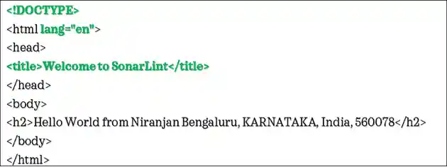 analysis report - SonarLint for Java