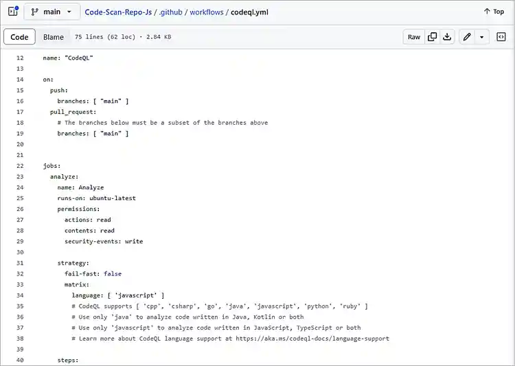 Code Scanning - GitHub Advanced Security