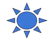 Output change colour