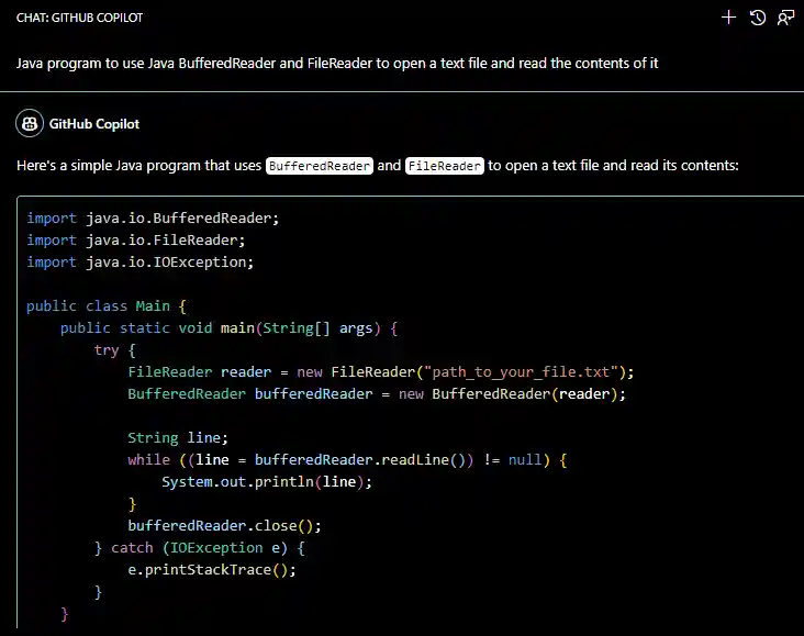 Using Chat interface