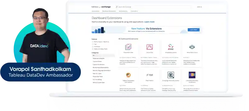 Tableau Ambassador and product screenshot