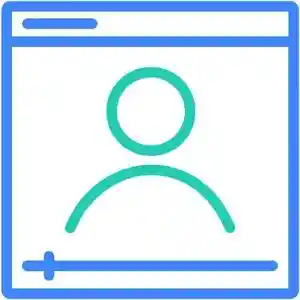 DataDev Webinar Icon Blue and Green