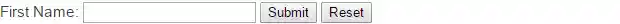 HTML Submit and Reset Buttons