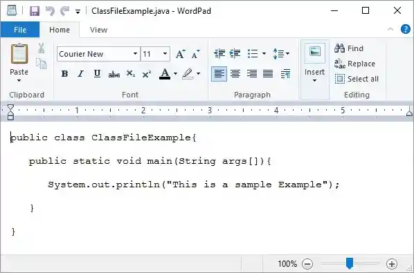 Class File Example