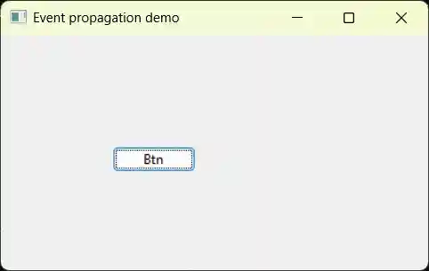 Event Handling Output