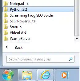 Python 3.2 idle in windows
