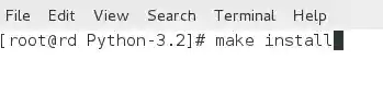make install python installation