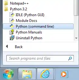 Python command line